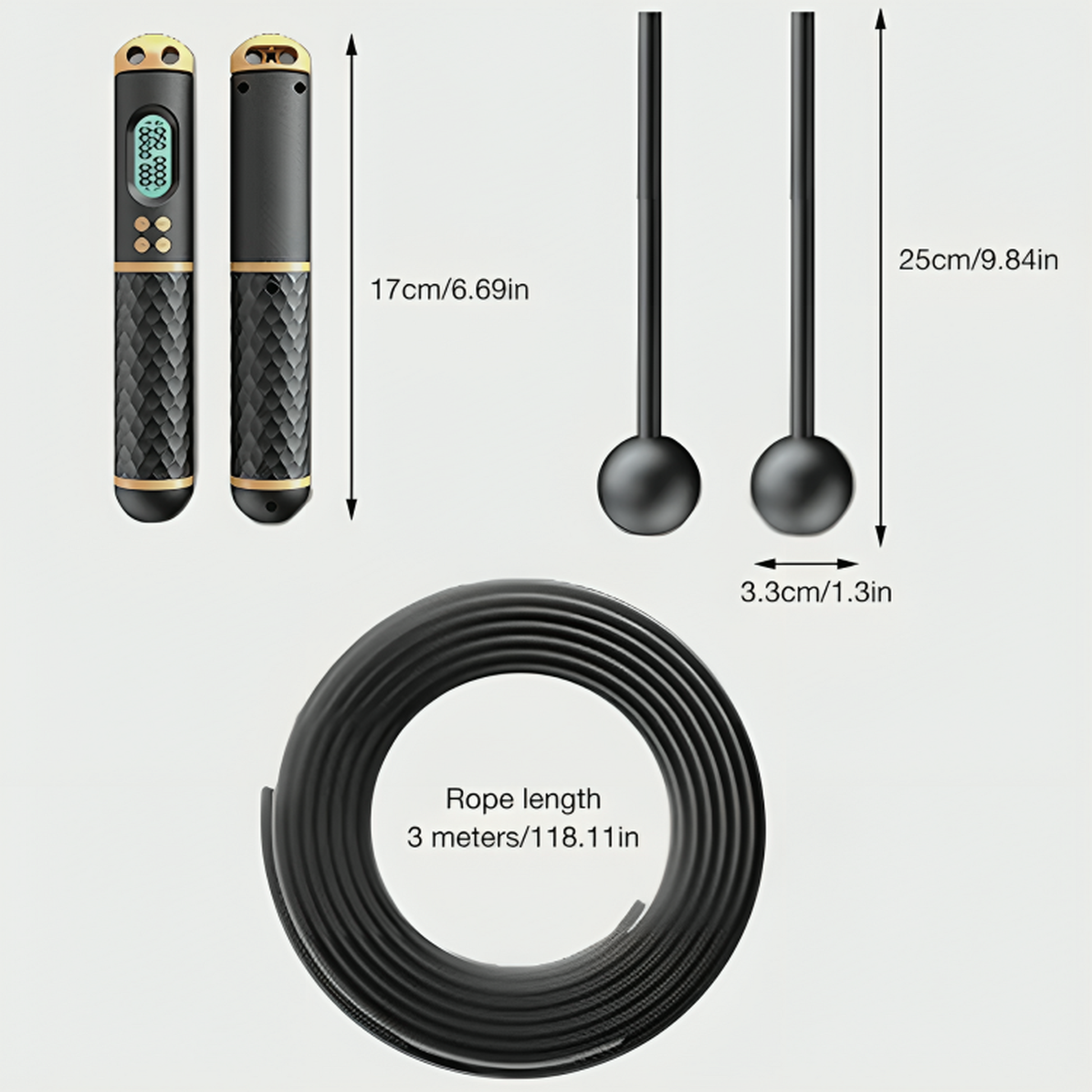 AussiePick Digital Cordless Jump Rope